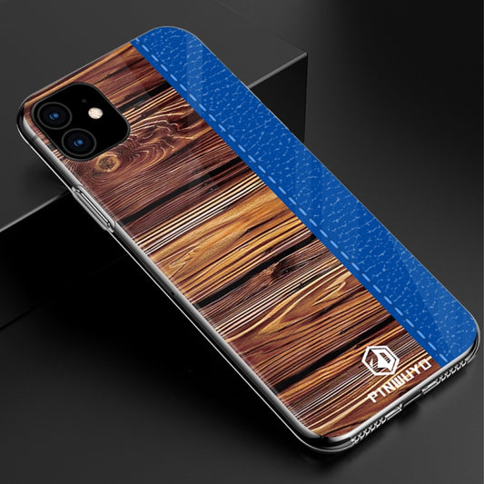 For iPhone 11 PINWUYO Pindun Series Slim 3D Call Flashing PC All-inclusive Waterproof Shockproof Protection Case(Blue) by PINWUYO