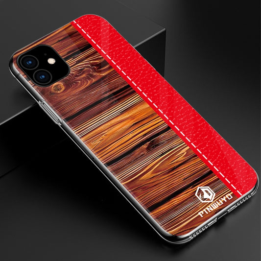 For iPhone 11 PINWUYO Pindun Series Slim 3D Call Flashing PC All-inclusive Waterproof Shockproof Protection Case(Red) by PINWUYO