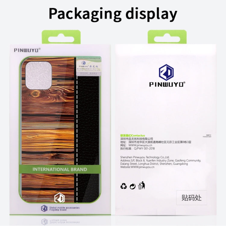 For iPhone 11 PINWUYO Pindun Series Slim 3D Call Flashing PC All-inclusive Waterproof Shockproof Protection Case(Red) by PINWUYO