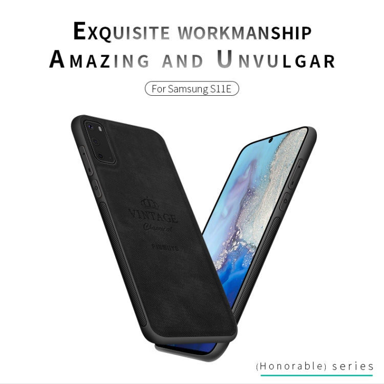 For Galaxy S20 PINWUYO Zun Series PC + TPU + Skin Waterproof Anti-fall All-inclusive Protective Case(Blue) - Galaxy Phone Cases by PINWUYO | Online Shopping UK | buy2fix