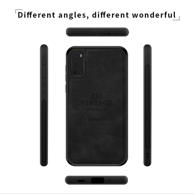For Galaxy S20 PINWUYO Zun Series PC + TPU + Skin Waterproof Anti-fall All-inclusive Protective Case(Blue) - Galaxy Phone Cases by PINWUYO | Online Shopping UK | buy2fix