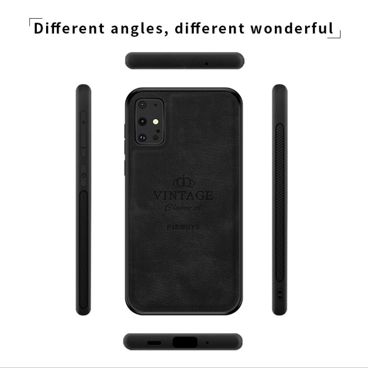 For Galaxy S20+ PINWUYO Zun Series PC + TPU + Skin Waterproof Anti-fall All-inclusive Protective Case(Brown) - Galaxy Phone Cases by PINWUYO | Online Shopping UK | buy2fix