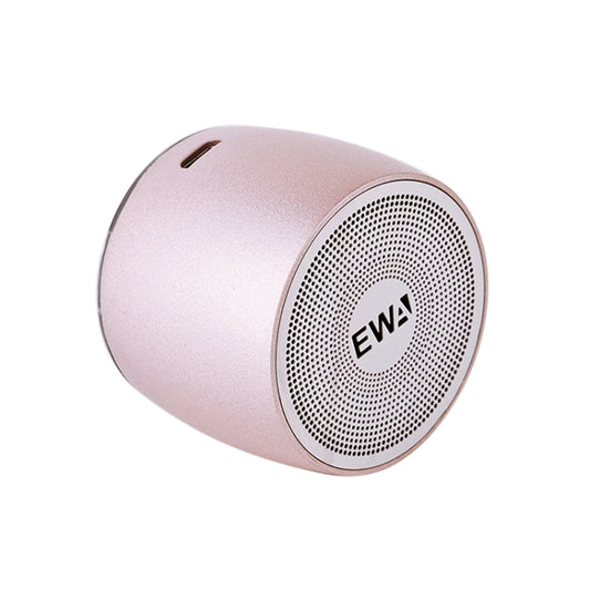 EWA A103 Portable Bluetooth Speaker Wireless Heavy Bass Bomm Box Subwoofer Phone Call Surround Sound Bluetooth Shower Speaker(Rose Gold) by EWA