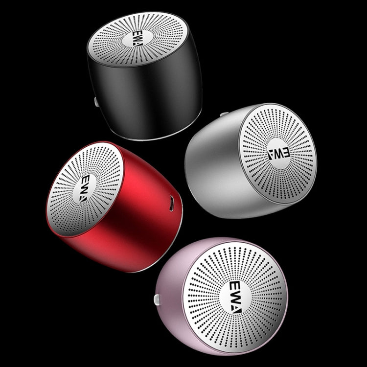 EWA A103 Portable Bluetooth Speaker Wireless Heavy Bass Bomm Box Subwoofer Phone Call Surround Sound Bluetooth Shower Speaker(Black) by EWA