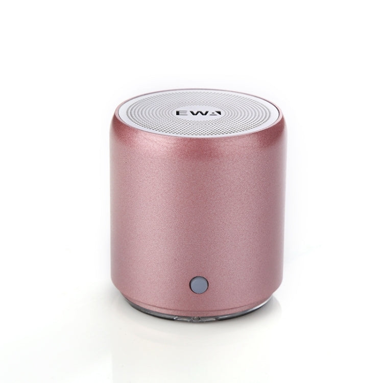 EWA A107 TWS Portable Super Mini Subwoofer Waterproof Bluetooth Speaker(Rose Gold) - Mini Speaker by EWA | Online Shopping UK | buy2fix