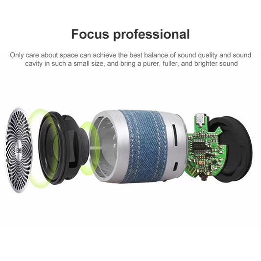 EWA A113 Portable Super Mini Bluetooth Speaker Wireless Bass Subwoofer Boom Box Speakers(Rose Gold) by EWA