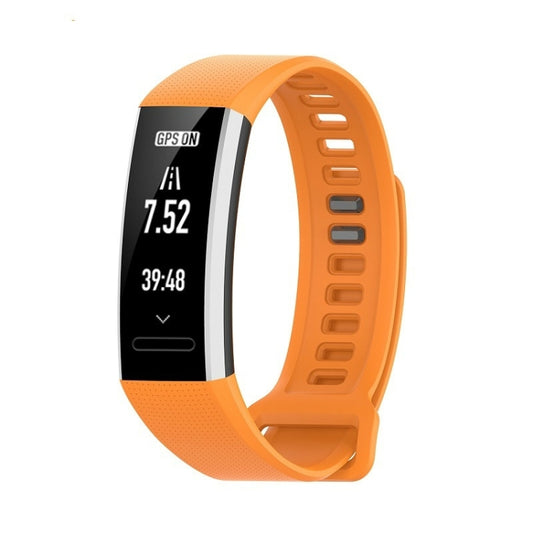 For Huawei Band 2 Pro / Band 2 / ERS-B19 / ERS-B29 Sports Bracelet Silicone Watch Band(Orange) by buy2fix