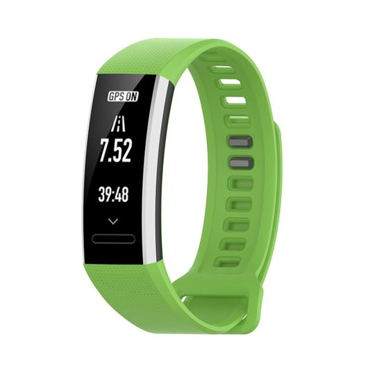 For Huawei Band 2 Pro / Band 2 / ERS-B19 / ERS-B29 Sports Bracelet Silicone Watch Band(Green) by buy2fix