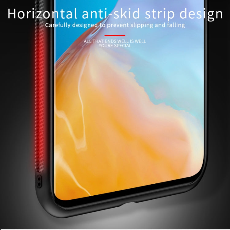 For Huawei P40 PINWUYO Rong Series Shockproof PC + TPU+ Chemical Fiber Cloth Protective Cover(Yellow) - Huawei Cases by PINWUYO | Online Shopping UK | buy2fix