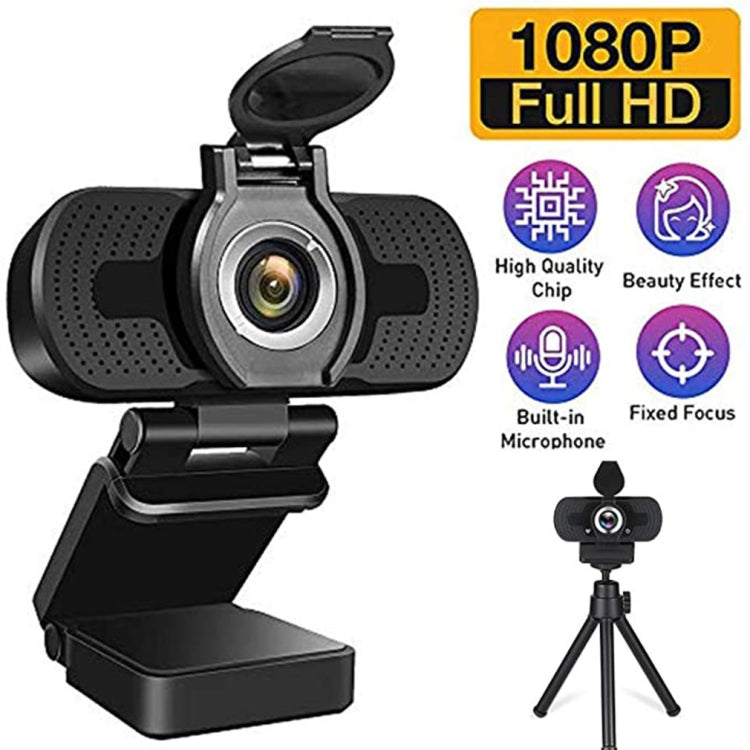 Full HD 1080P Web Camera With Noise Cancellation Microphone Skype Streaming Live Camera for Computer Android TV by buy2fix