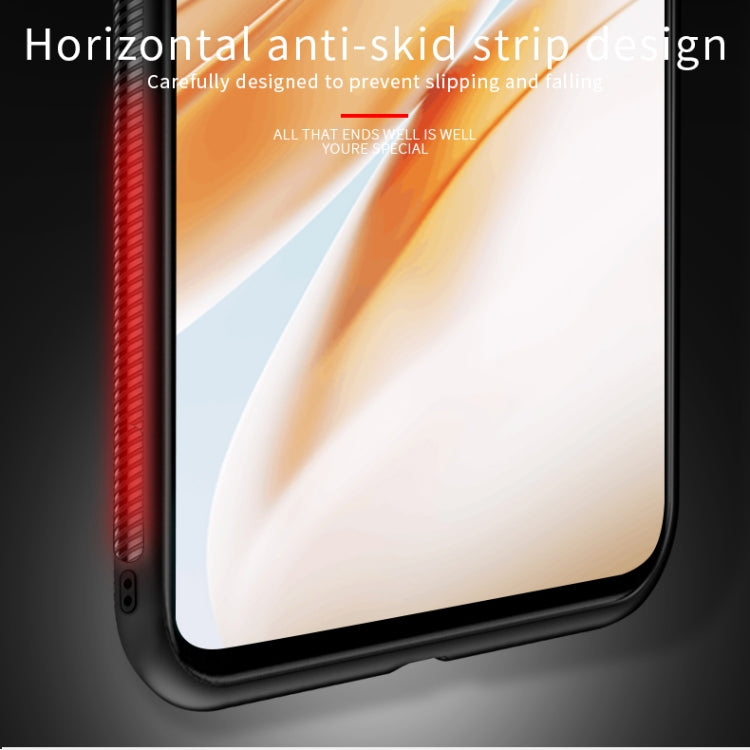For Oneplus 8 PINWUYO Rong Series Shockproof PC + TPU+ Chemical Fiber Cloth Protective Cover(Black) - OnePlus Cases by PINWUYO | Online Shopping UK | buy2fix