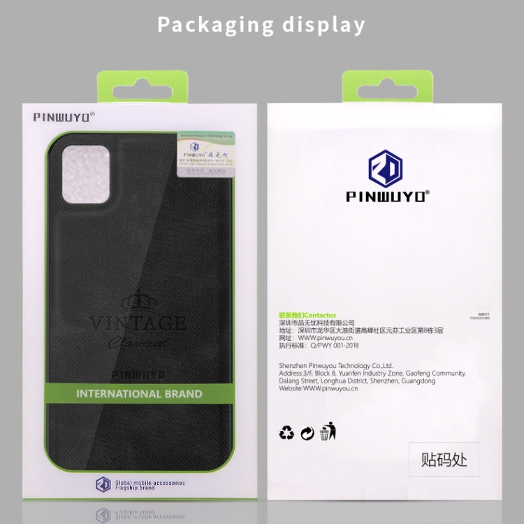 For Galaxy A81 / Note10 Lite PINWUYO Zun Series PC + TPU + Skin Waterproof And Anti-fall All-inclusive Protective Shell(Red) by PINWUYO