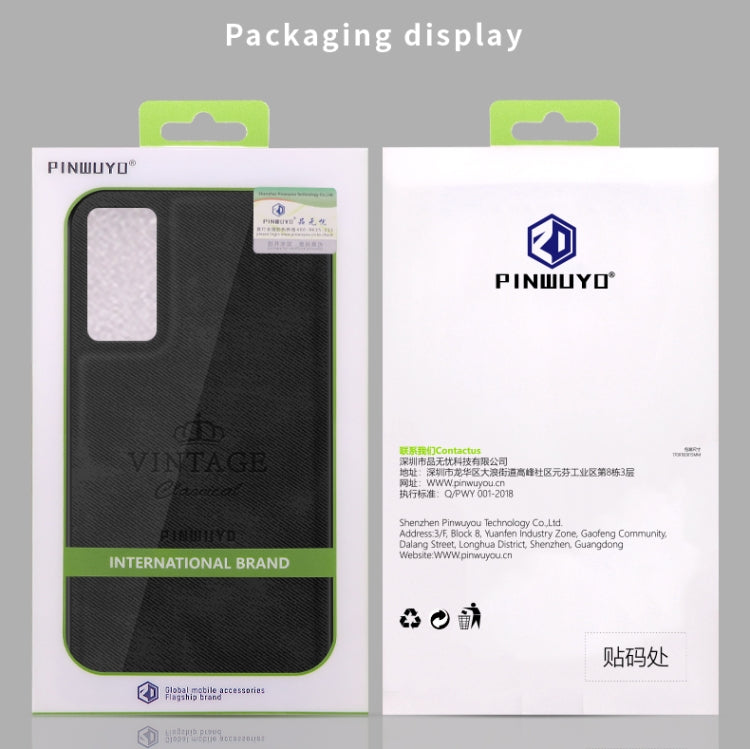 For Huawei P40 PINWUYO Zun Series PC + TPU + Skin Waterproof And Anti-fall All-inclusive Protective Shell(Gray) by PINWUYO