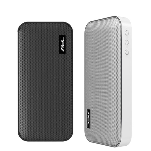 AEC BT-205 Portable Wireless Bluetooth Speaker Stereo Music Loudspeaker Built-in Microphone, Support TF Card(White) by AEC