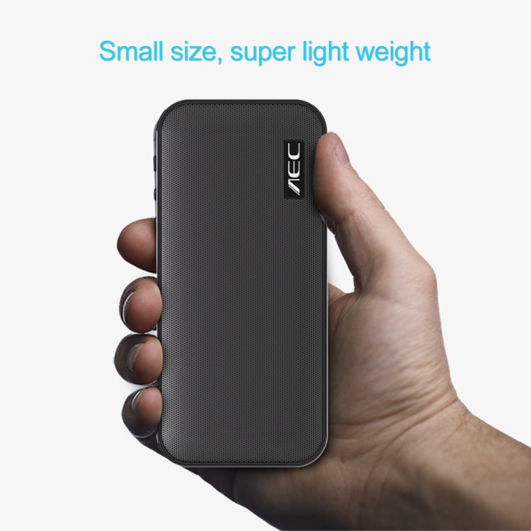 AEC BT-205 Portable Wireless Bluetooth Speaker Stereo Music Loudspeaker Built-in Microphone, Support TF Card(White) by AEC