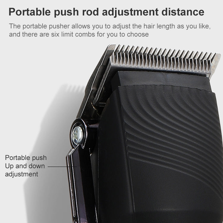 VGR V-280 10W USB Metal Electric Hair Clipper with LED Digital Display (Gold) - Hair Trimmer by VGR | Online Shopping UK | buy2fix