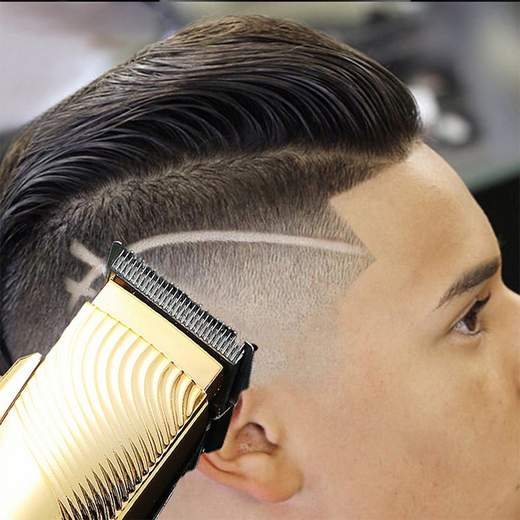 VGR V-280 10W USB Metal Electric Hair Clipper with LED Digital Display (Gold) - Hair Trimmer by VGR | Online Shopping UK | buy2fix