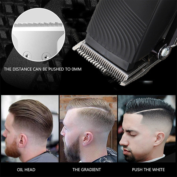 VGR V-280 10W USB Metal Electric Hair Clipper with LED Digital Display (Gold) - Hair Trimmer by VGR | Online Shopping UK | buy2fix