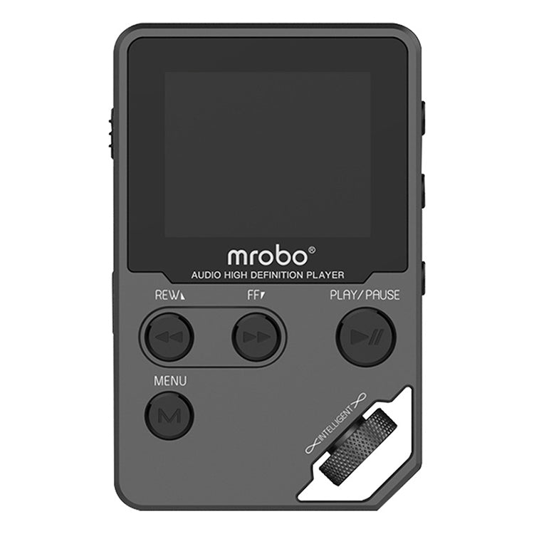 1.8 inch HIFI MP3 Player Metal High Sound Quality Entry-level Lossless Music Player, Support TF Card / FM / E-book, Memory Size:8GB(Grey) - MP3 Player by buy2fix | Online Shopping UK | buy2fix