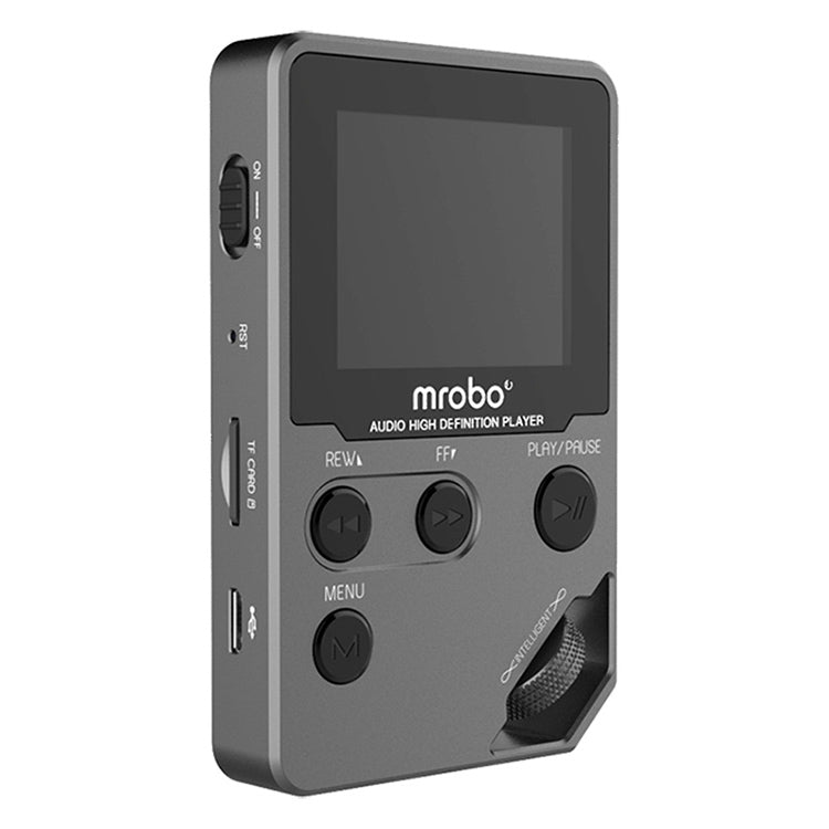 1.8 inch HIFI MP3 Player Metal High Sound Quality Entry-level Lossless Music Player, Support TF Card / FM / E-book, Memory Size:8GB(Grey) - MP3 Player by buy2fix | Online Shopping UK | buy2fix