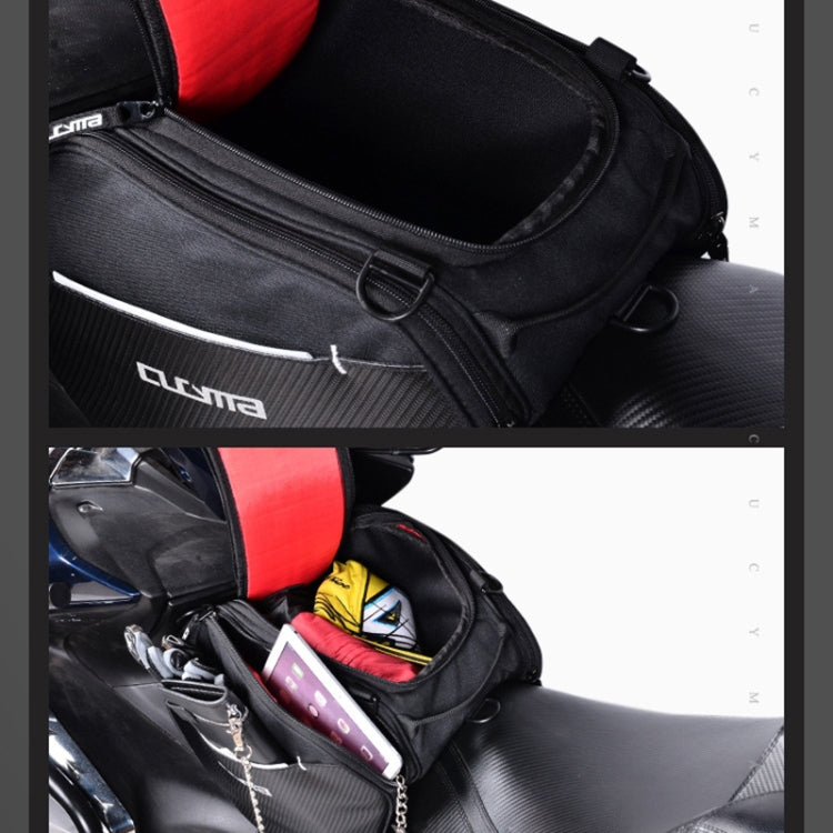 Motorcycle Bags for Yamaha NVX155 NVX 155 AEROX 2018 Tank Bag Waterproof Store Content Bag Travelling Scooter Tunnel Bag(Black) - Bags & Luggages by CUCYMA | Online Shopping UK | buy2fix