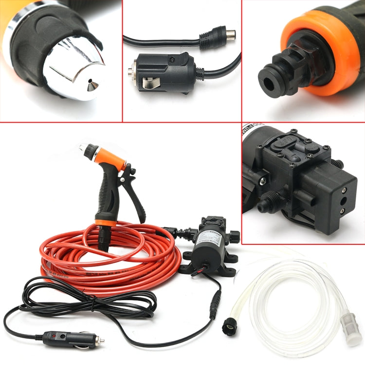 High Pressure 12V Portable 36W 73PSI Car Electric Washer Washing Machine Cigarette Lighter Water Pump Kit by buy2fix