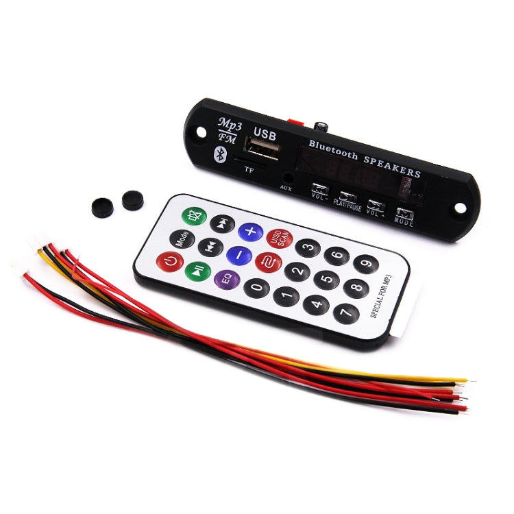 12V MP3 WMA Decoder Board Audio Module USB TF Radio with Bluetooth for Car accessories - MP3 Player by buy2fix | Online Shopping UK | buy2fix