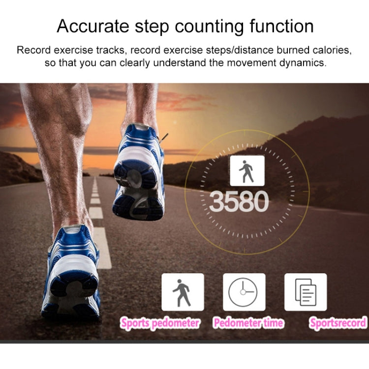 Original RUIZU X50 Sport Bluetooth MP3 Player 8gb Clip Mini with Screen Support FM,Recording,E-Book,Clock,Pedometer - MP3 Player by buy2fix | Online Shopping UK | buy2fix