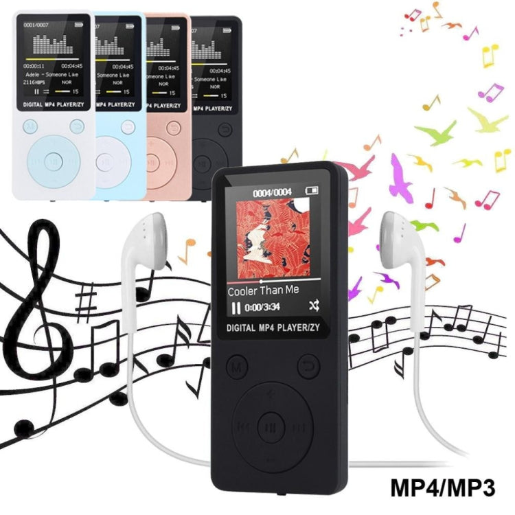 Portable MP4 Lossless Sound Music Player FM Recorder Walkman Player Mini Support Music, Radio, Recording, MP3, TF Card, No Memory(Blue) - MP3 Player by buy2fix | Online Shopping UK | buy2fix