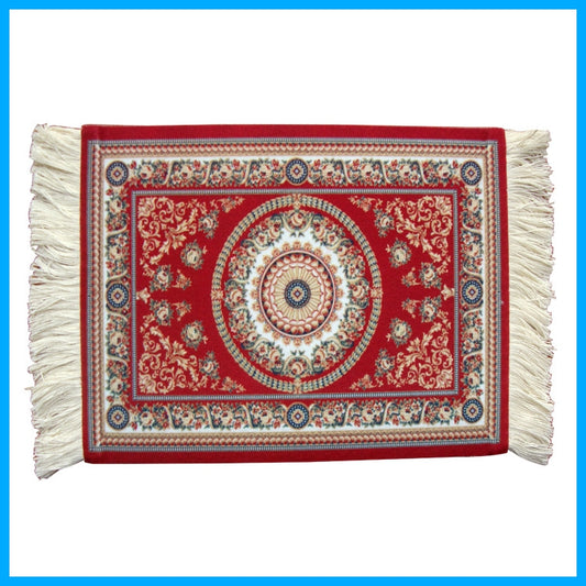 Mini Woven Rug Mat Retro Style Mouse Pad, Ramdom Color Delivery - Mouse Pads by buy2fix | Online Shopping UK | buy2fix