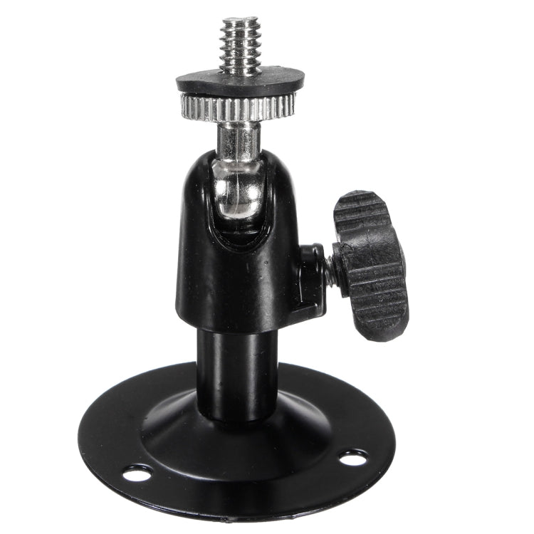 Wall Mount Bracket Installation Metal Holder Secure Rotary CCTV Camera Stand - Mounting Bracket by buy2fix | Online Shopping UK | buy2fix