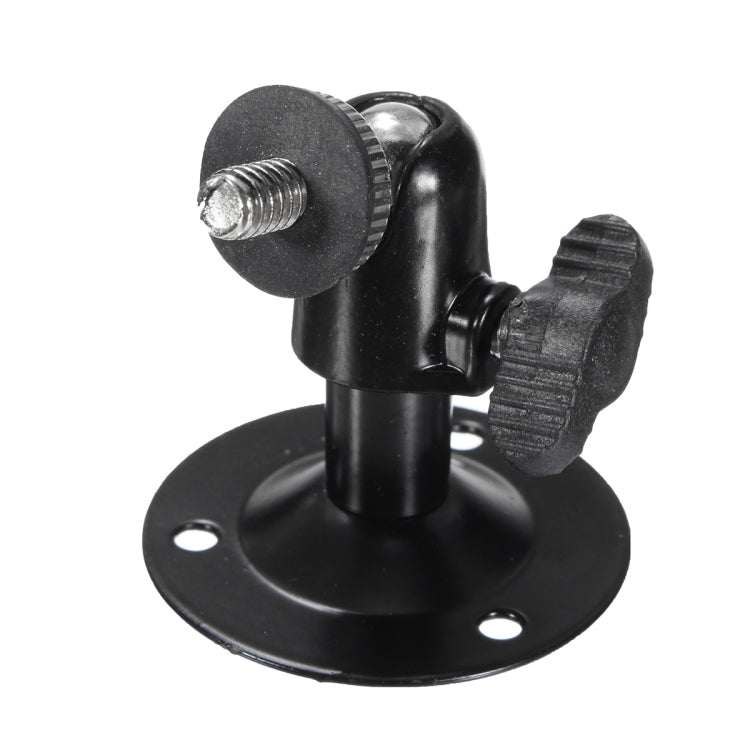 Wall Mount Bracket Installation Metal Holder Secure Rotary CCTV Camera Stand - Mounting Bracket by buy2fix | Online Shopping UK | buy2fix