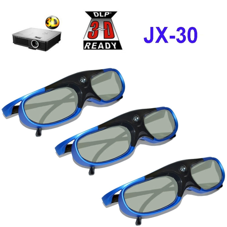 Active Shutter Rechargeable 3D Glasses Support 96HZ/120HZ/144HZ For XGIMI Z4X Z5 H1 JmGo G1 G3 X1 BenQ Acer & DLP LINK Projector - VR Headset by buy2fix | Online Shopping UK | buy2fix