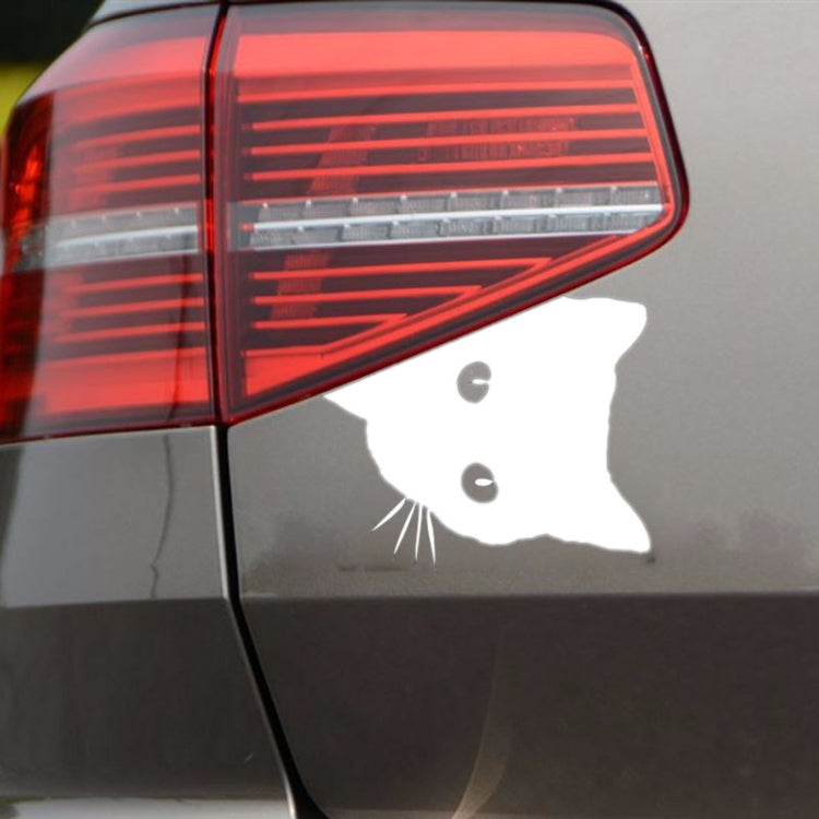 CAT FACE PEERING Pet Cat Car Sticker Decals , Size: 12x15cm by buy2fix