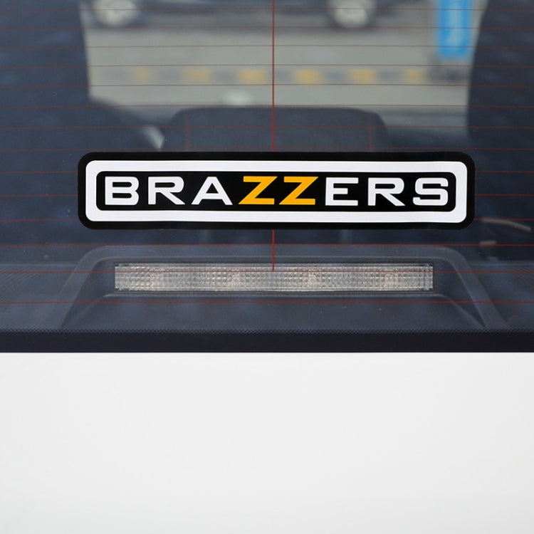 10 PCS BRAZZERS Car Sticker Auto Decals foe Car Styling, Size: 4.9x22.5cm - Decorative Sticker by buy2fix | Online Shopping UK | buy2fix
