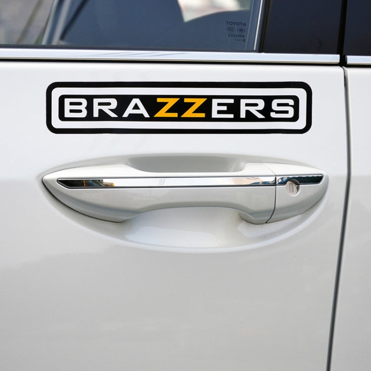 10 PCS BRAZZERS Car Sticker Auto Decals foe Car Styling, Size: 4.9x22.5cm - Decorative Sticker by buy2fix | Online Shopping UK | buy2fix