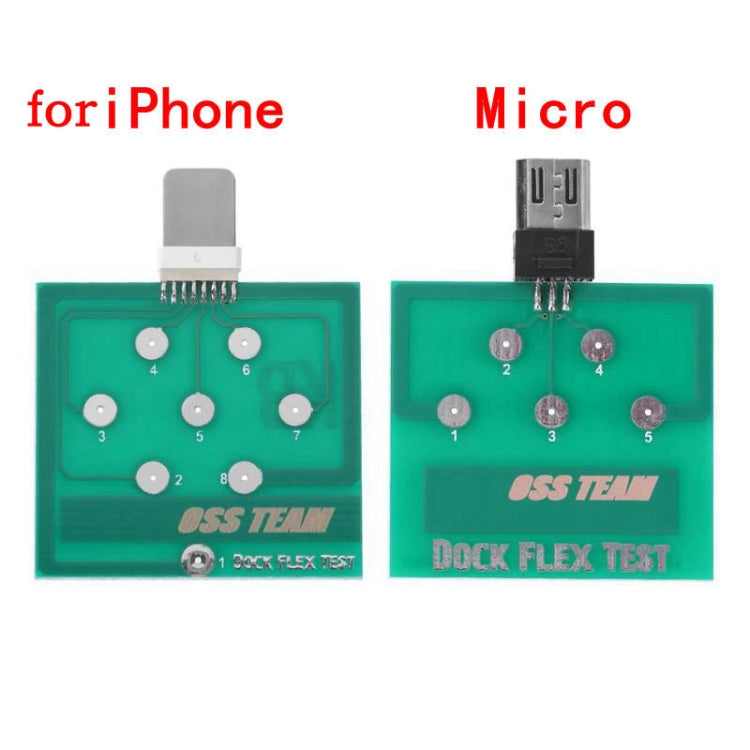 2 PCS Free Disassembly Detection Tail Plug Test Board For Apple by buy2fix