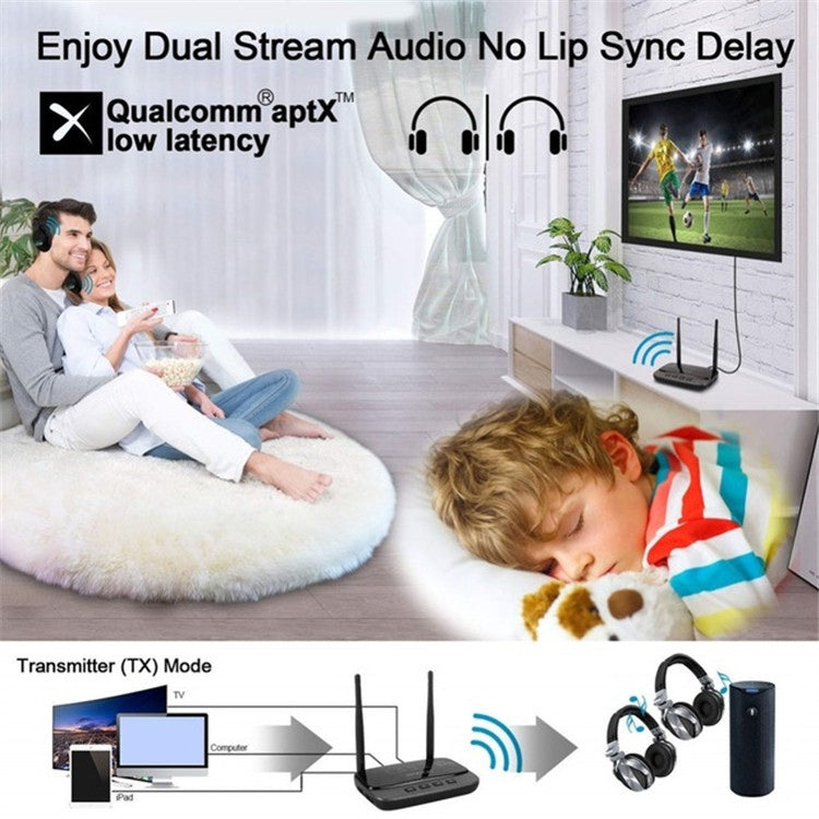 VIKEFON BT-21 Bluetooth 5.0 Adapter Bluetooth Audio Transmitter Receiver - Audio Receiver Transmitter by buy2fix | Online Shopping UK | buy2fix