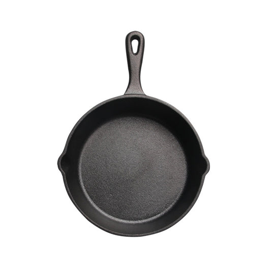 Cast Iron Non Stick Frying Pan Cooking Pot, Sheet Size:25cm by buy2fix