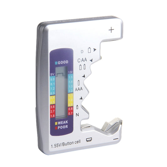 Battery Tester Battery Fuel Detector for C / D / N / 9V / AA / AAA / 1.5V Digital Voltage Measurer - Battery & Resistance Tester by buy2fix | Online Shopping UK | buy2fix