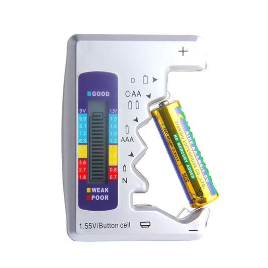 Battery Tester Battery Fuel Detector for C / D / N / 9V / AA / AAA / 1.5V Digital Voltage Measurer - Battery & Resistance Tester by buy2fix | Online Shopping UK | buy2fix