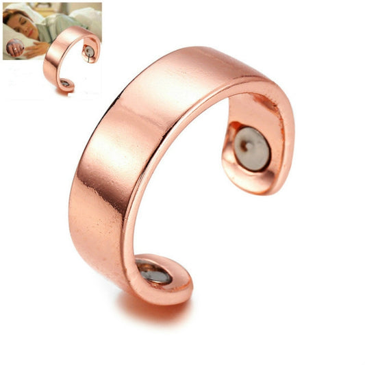 Acupressure Anti Snore Ring Treatment Reflexology Anti Snoring Apnea Sleeping Device(Gold) by buy2fix