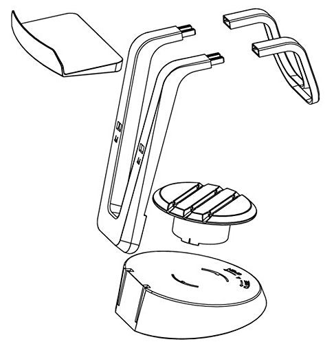 VR Headset Display Station Showcase Storage Mount Holder Cable Organizer For SONY PlayStation PS4 VR Oculus Rift,HTC VIVE Stand - VR Accessories by buy2fix | Online Shopping UK | buy2fix