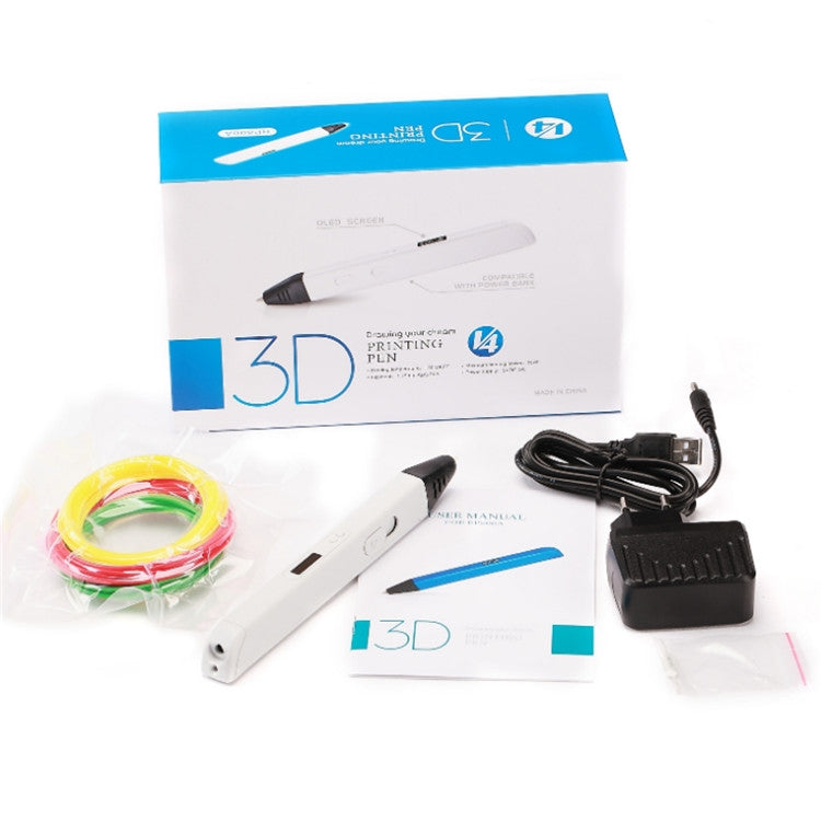 RP800A Childrens Educational Toys 3D Printing Pen, Plug Type:EU Plug(White) by buy2fix