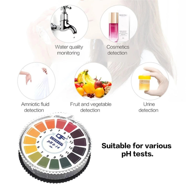 5Meters 0-14 PH Test Paper Alkaline Acid Indicator Paper For Water Urine Saliva Litmus Testing Measuring Analysis Kits - PH & Moisture Meter by buy2fix | Online Shopping UK | buy2fix