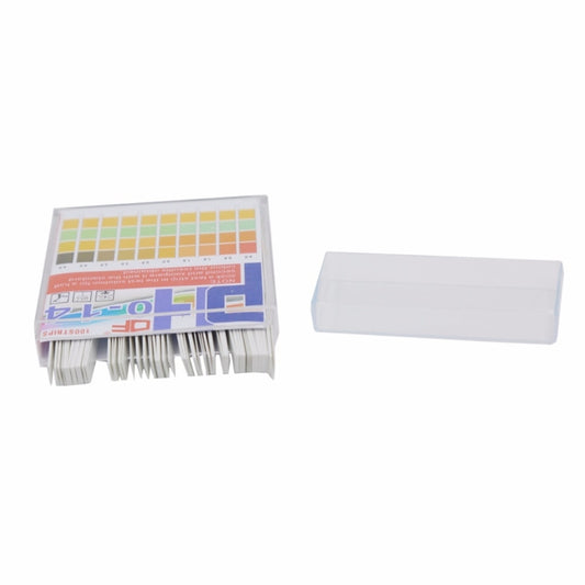 100 Strips/box  pH Test Strips 0-14 Scale Premium Litmus Tester Paper Ideal for Test pH Level of Water - PH & Moisture Meter by buy2fix | Online Shopping UK | buy2fix