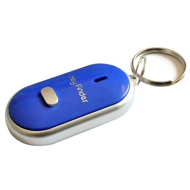 Mini LED Whistle Key Finder Flashing Beeping Remote Lost Keyfinder Locator Keyring for children(blue) - Anti-lost Alarm by buy2fix | Online Shopping UK | buy2fix