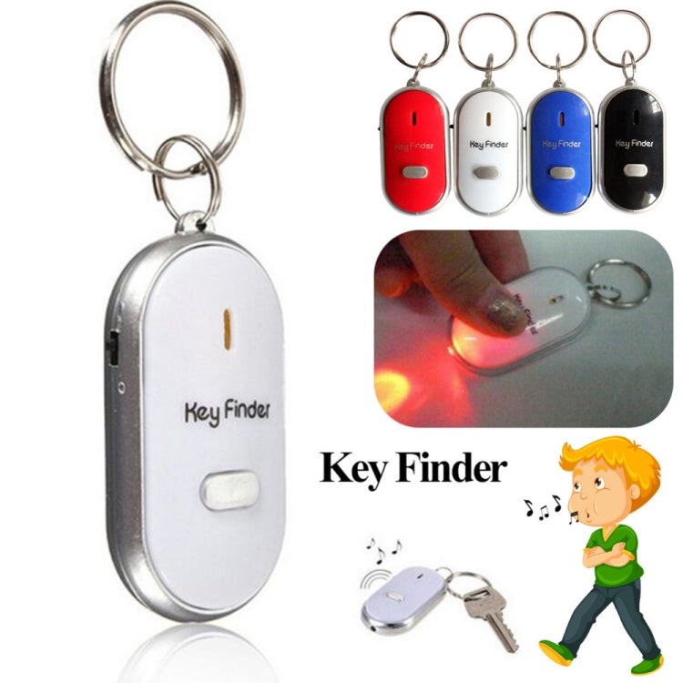 Mini LED Whistle Key Finder Flashing Beeping Remote Lost Keyfinder Locator Keyring for children(blue) - Anti-lost Alarm by buy2fix | Online Shopping UK | buy2fix