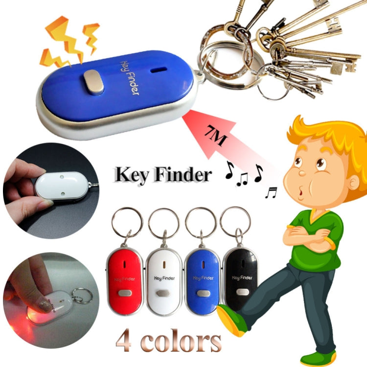 Mini LED Whistle Key Finder Flashing Beeping Remote Lost Keyfinder Locator Keyring for children(blue) - Anti-lost Alarm by buy2fix | Online Shopping UK | buy2fix