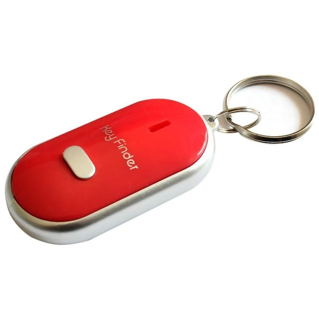 Mini LED Whistle Key Finder Flashing Beeping Remote Lost Keyfinder Locator Keyring for children(red) - Anti-lost Alarm by buy2fix | Online Shopping UK | buy2fix
